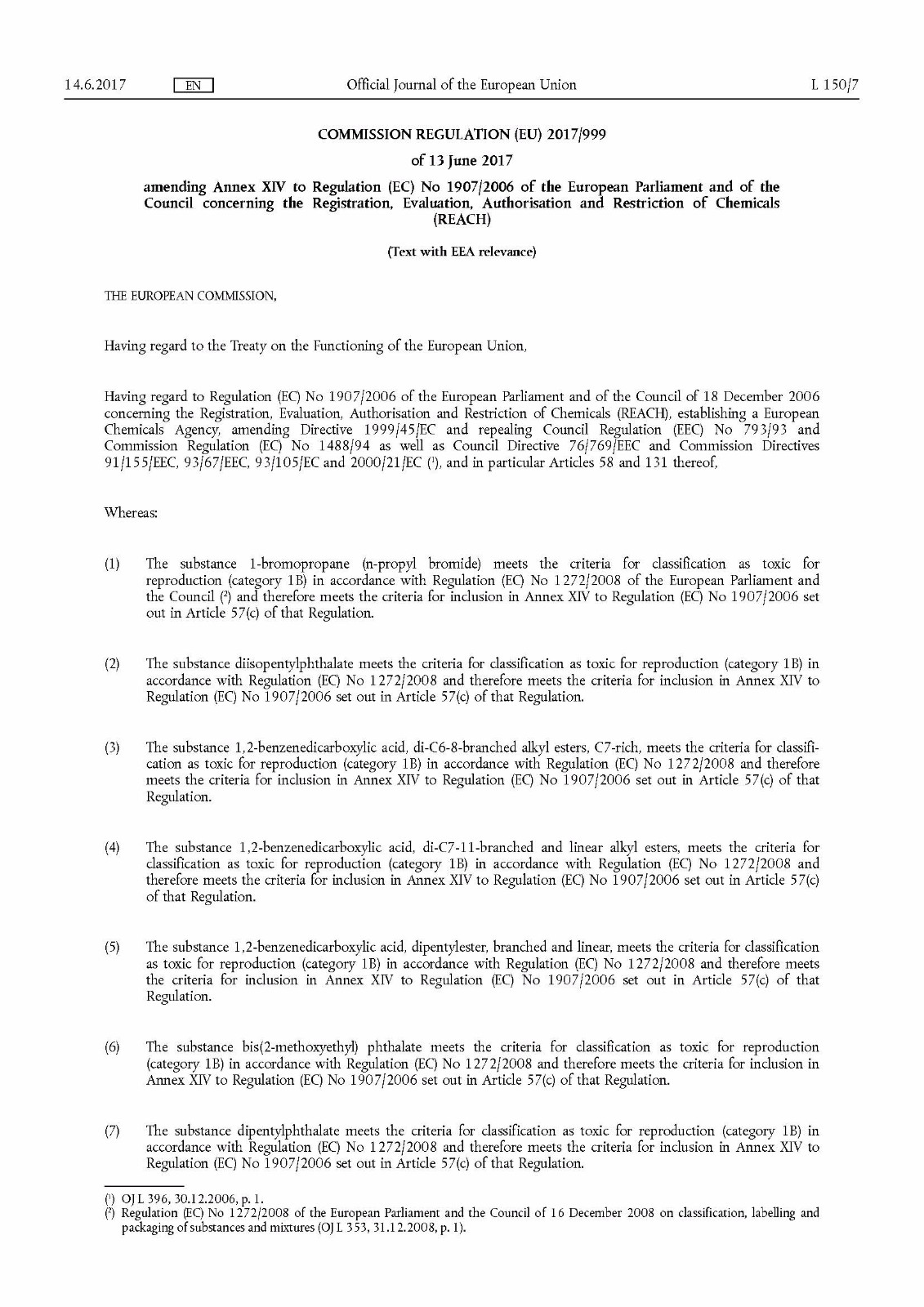 COMMISSION REGULATION (EU) 2017999 of 13 June 2017_頁(yè)面_1.jpg